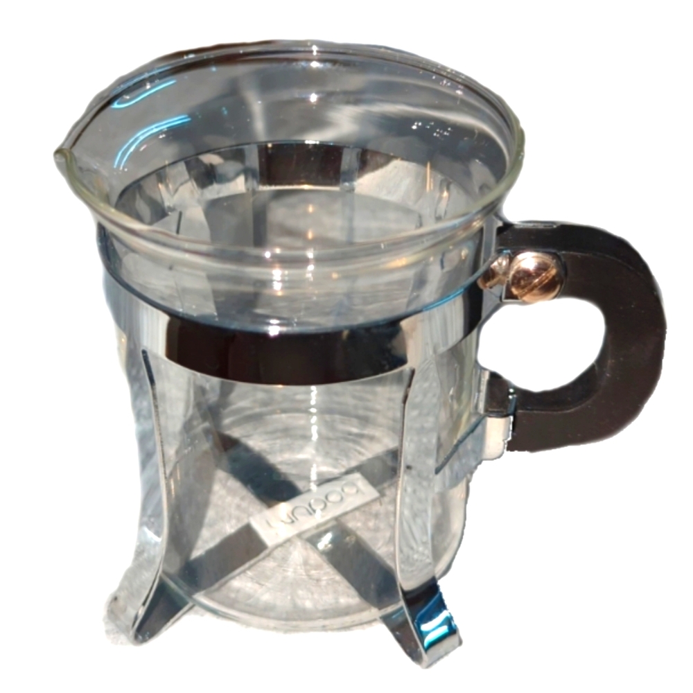 Bodum Glass Creamer With Black Handle